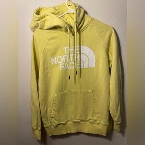 The North Face Women's Half Dome Pullover Hoodie in Yellow Size Small